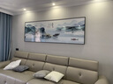瑞尚（RUISHANG） 新中式客厅装饰画大气山水画横版沙发背景墙画挂画轻奢晶瓷壁画 海纳百川 180*60/晶瓷面/适合2.5m沙发 实拍图