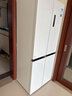 美的（Midea） 457十字对开四开门 宽753mm 纯平零嵌入底部散热大容量一级双变频风冷无霜家用客厅厨房冰箱 MR-457WUSPZE 苍穹灰 实拍图