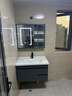 恋派浴室柜 陶瓷一体盆卫生间洗脸盆柜组合悬挂式洗漱台智能洗手盆柜 智能镜柜】珠光灰【促销中】80cm 实拍图
