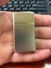 ZIPPO打火机之宝防风煤油 纤巧缎纱镀铬 生日礼物男送老公 单机 实拍图