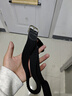 鹏境新款编织腰带男士懒人裤带女款皮带牛仔裤腰带军训潮风年轻人帆布 弹力带-黑色1条【105*3.3cm】 实拍图