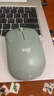 罗技（Logitech）M221 轻音鼠标 无线鼠标 办公鼠标 对称鼠标 带无线微型接收器 薄荷绿 实拍图