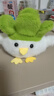 武汉文创蒜鸟发声玩偶纪念品鄂人和平鸟钥匙扣毛绒玩具公仔挂件 白色武汉蒜鸟【1个装】 武汉蒜鸟背包挂件桌面摆件 实拍图