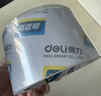 得力（deli）高品质高透明封箱胶带仓库打包胶带 60mm*100y*50um(91.4m/卷) 6卷/筒 办公用品防风胶带 30325 实拍图