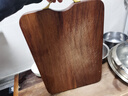 原森太南美柚木实木菜板加厚砧板防霉抗菌案板家用厨房砍切菜板 实拍图