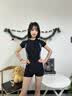 caramella泳衣女连体新款爆款保守微胖遮肚泡温泉大码游泳衣 实拍图