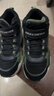 Skechers斯凯奇儿童秋冬休闲男女童二棉鞋轻质加绒保暖靴405222L/302583L 男童/黑色/绿色/BKGR 35 实拍图