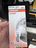 欧司朗（OSRAM）转向灯/刹车灯/示宽灯/信号灯/指示灯 平角灯丝 P21W 10支装 实拍图