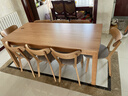 源氏木语实木餐桌小户型饭桌现代简约长方形餐桌椅家用长桌办公台 【7】1.8米餐桌 实拍图