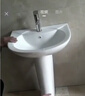 柯鲸卫生间陶瓷一体洗手盆方形立柱盆阳台洗脸盆面盆洗手池小户型台盆 5308立柱盆+下水配件 实拍图