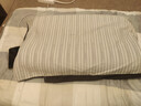 无印良品全棉床上四件套 条纹印花100%纯棉被套220*240cm速写条纹 实拍图