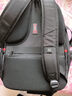 SWICKY瑞士双肩包男士休闲背包大容量商务旅行笔记本电脑包高中学生书包 独立电脑仓+三层款黑色 大号【16吋+40L】外置usb 实拍图