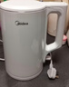 美的（Midea）电热水壶家用烧水壶泡茶0涂层食品级304不锈钢自动断电双层防烫全钢无缝1.5L大容量 MK-HJ1566 实拍图