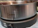 美的（Midea）0涂层电火锅不锈钢火锅专用锅分体可拆全钢速沸电火锅电热锅多功能锅6.5L电煮锅多用途锅HGS30G1 实拍图