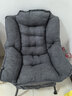 喻品懒人沙发休闲宿舍阳台沙发椅舒适小沙发软卧电脑靠背椅LZ076灰色 实拍图