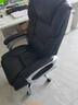 凯联（KAILIAN）真皮老板椅可躺办公椅按摩大班椅舒适久坐电脑椅家用转椅高档椅子 贵族黑+搁脚 头层牛皮+按摩 实拍图