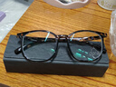 蔡司（ZEISS）镜片近视眼镜框男半框防蓝光辐射可配带散光度数眼睛女钛合金镜架 升级钛材 黑银 配康美达1.56防雾防蓝光 0-600度 实拍图