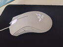 雷蛇（Razer）炼狱蝰蛇标准版有线鼠标 人体工学  电竞游戏 右手通用型 吃鸡/LOL/CS GO游戏鼠标 白色 实拍图