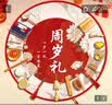 蒂诗卡抓周用品道具一周岁宴会场景布置装饰蛇宝宝生日礼物抓阄地垫全套 一岁一礼地垫布+25件 实拍图