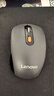 联想（Lenovo） 无线蓝牙双模充电鼠标 蓝牙5.0/3.0 便携办公鼠标人体工学设计 Howard风暴灰充电版 实拍图