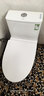 九牧（JOMOO）马桶 家用虹吸式马桶大冲力节水坐便器 防臭瞬冲 易洁抗菌马桶 行业爆款-双旋暴风冲11370-305坑 实拍图
