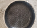 炊大皇炒锅304不锈钢有钛炒菜锅煎锅平底不粘炒锅32cm 可立可视盖不挑灶 实拍图