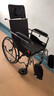 鱼跃(yuwell)手动轮椅车H058B钢管加固软座护理带座便可折叠老人坐便 实拍图