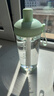 乐扣乐扣（LOCK&LOCK）夏天塑料水杯奶茶杯Tritan带吸管户外提手男女杯子700mL绿色 实拍图