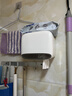 懒角落卫生间置物架免打孔壁挂浴室洗漱区置物架厕所浴室用品收纳架小号 实拍图