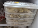 炊大皇 多功能饺子盒4层1盖加大收纳盒冰箱保鲜盒食品级冷冻水饺馄饨盒 实拍图