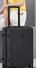 地平线8号（LEVEL8）行李箱密码拉杆箱男女托运大容量万向轮学生旅行者PC箱 24英寸黑 实拍图