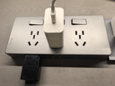 正泰86型扩展插座暗装厨房多孔转换器多功能多孔无线轨道插座 灰色 实拍图