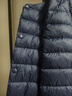 鸭鸭（YAYA）佟丽娅同款轻薄羽绒服女新款冬季短款圆领内胆修身时尚薄外套男 藏青【男款无领YE3C700311Y】 XL 【建议115-125斤】 实拍图