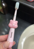 舒客宝贝儿童牙刷熊熊牙刷高密植毛小刷头软毛牙刷适合2-12岁粉色4支装 实拍图