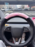 四万公里冬季毛绒方向盘套高级轻奢短毛绒汽车方向盘套冬天保暖 O型樱花粉 实拍图