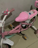 紫榕 儿童自行车女孩单车3-8岁公主款脚踏车男女宝宝小孩童车 公主粉【京仓直发】闪轮护具套装 12寸 适合80-90cm 实拍图