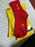 361°本命年红袜子男女秋冬季棉袜马年结婚喜庆过年大红色鸿运中筒袜 2双装【好运+平安】 均码【鸿运红袜】 实拍图