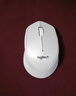 罗技（Logitech）M330 静音鼠标 无线鼠标 办公鼠标 右手鼠标 带无线微型接收器 白色 实拍图