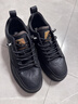 海澜之家HLA男鞋休闲皮鞋秋冬男士板鞋子男HAAXXM1EBF037 黑色低帮40 实拍图