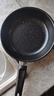 【亏本清仓】韩式麦饭石色不粘锅平底锅铁锅电磁炉不带盖 黑色小煎锅 16cm 实拍图