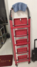 忆琳居伸缩梯人字梯梯子家用梯伸缩人字梯家用梯子折叠梯碳钢人字梯 实拍图