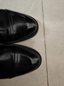 星期六男鞋头层牛皮商务正装皮鞋三接头百搭休闲皮鞋男 黑色 43  实拍图