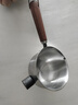 热油小锅泼油锅加厚不锈钢木柄防烫带刻度双倒流口不挂油无涂层 【木柄】爆款300ml 实拍图