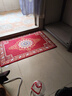 星晚进门口玄关地垫喜庆入户欧式客厅防滑毯子红色耐脏免洗脚垫可裁剪 典雅红 60*90CM 实拍图