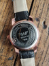 【网红爆款】商务腕表石英运动表休闲皮带男女手表 黑色 实拍图