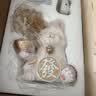 楚象招财猫摆件自动招手店铺前台招财装饰品水晶发财树送朋友开业礼物 米色时尚招财猫开业礼品摆件【礼盒装】 实拍图