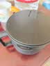 子羞【活动中】新款有盖不锈钢泡面碗可沥水学生宿舍方便面上班族饭碗 【酷黑】小号1580毫升：带盖/无 1英寸 双层+防烫+316【活动仅1 实拍图