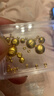 御邪黄金转运珠足金999路路通光面金珠手串串珠手链情人节礼物 3毫米特供金珠 实拍图