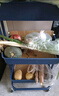 美厨（MAXCOOK）厨房置物架 三层收纳储物架橱柜 网篮拉篮手可移动层架 MCZW9555 实拍图