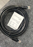 绿联六类屏蔽网线 CAT6类千兆网络连接线 工程家用电脑宽带8芯双绞抗干扰成品跳线 黑5米55174 实拍图
